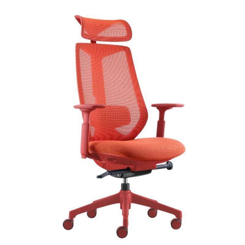 11 Silla Titan Roja | Silla ergonómica roja | VISSO