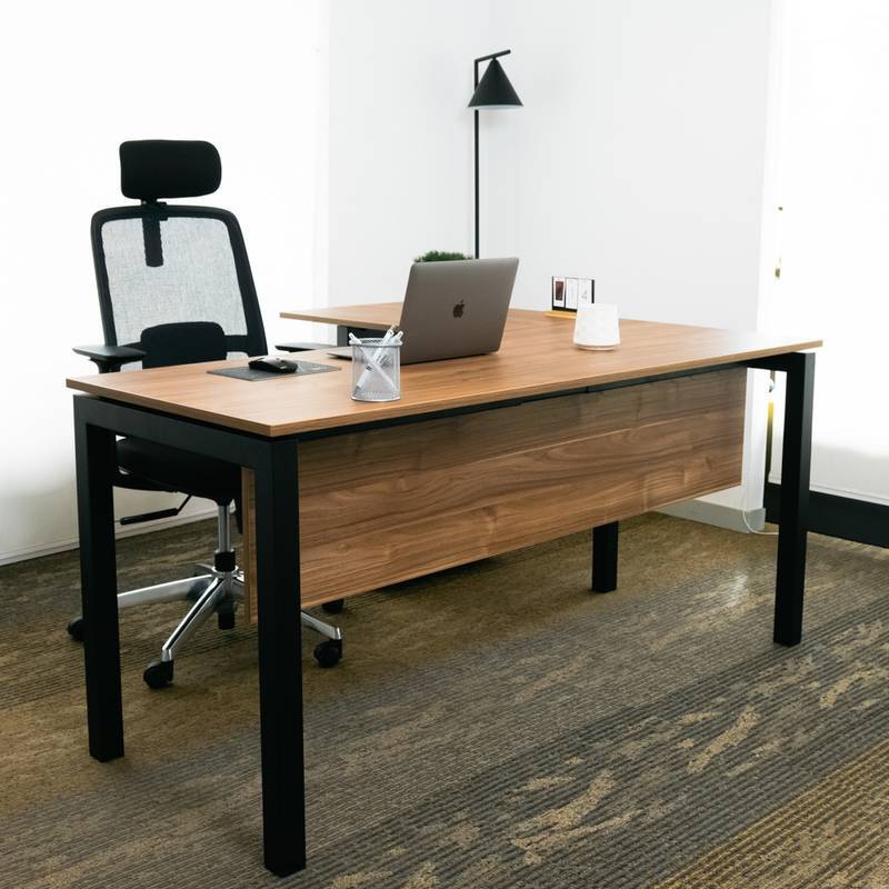 Escritorio en L Quadra – 1 Escritorio en L Quadra | Escritorio en L con cajones | Visso